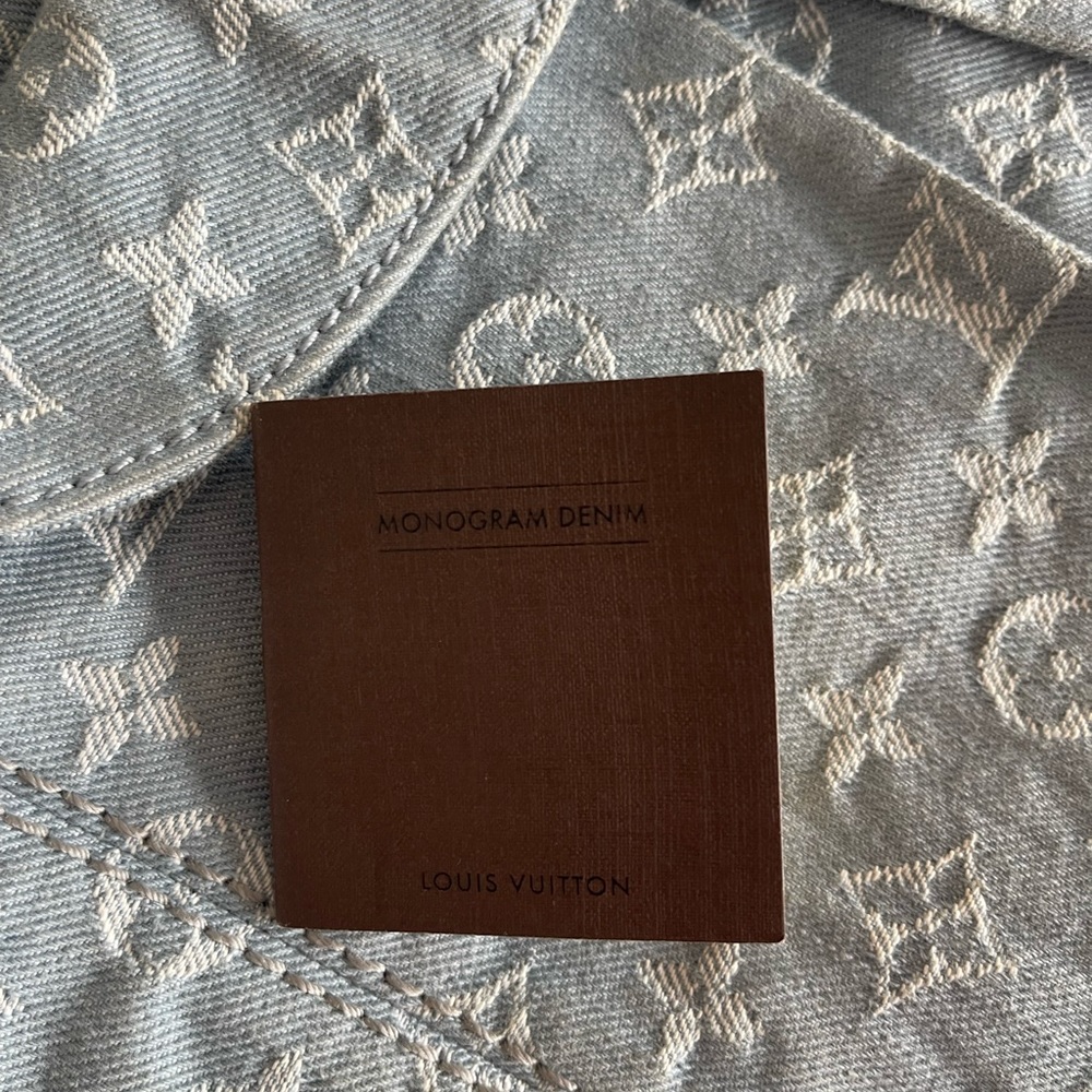 vintage louis vuitton denim shoulder bag